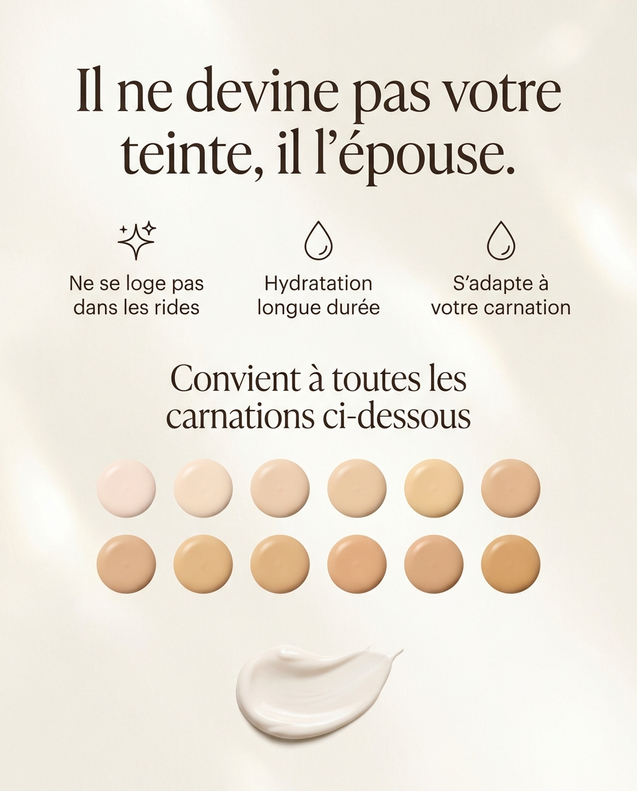 Adapt&Glow, fond de teint adaptatif Boraluna
